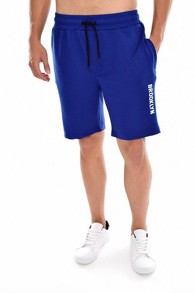 Superlife Pantaloni scurți cu imprimeu Brooklyn, de culoare normală, pentru bărbați, Spr 208