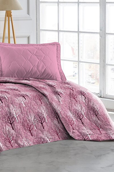 EVA Double Patterned Bed and Sofa Cover - 195x230 cm, Quilted, Multi-Purpose