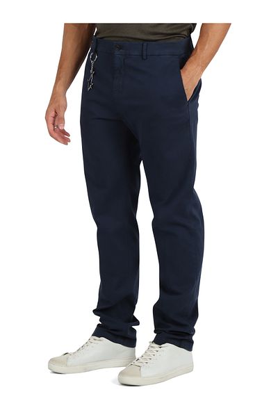 PAUL&SHARK Men's Regular Fit Normal Waist Navy Blue Trousers 14314048 -013