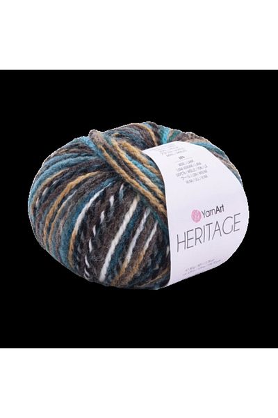 Yarnart Herıtage - Marbled Hand Knitting Yarn Marbled-337