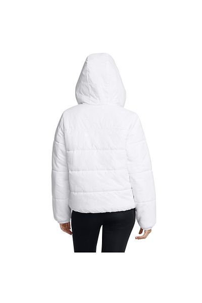 Under Armour Дамско яке с дълъг ръкав и качулка, стандартна кройка, бяло, 1389183-100