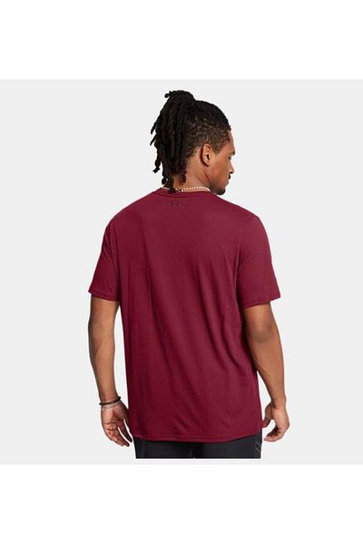 Under Armour Мъжка червена тениска с лого на марката Zero Collar 1329582-625