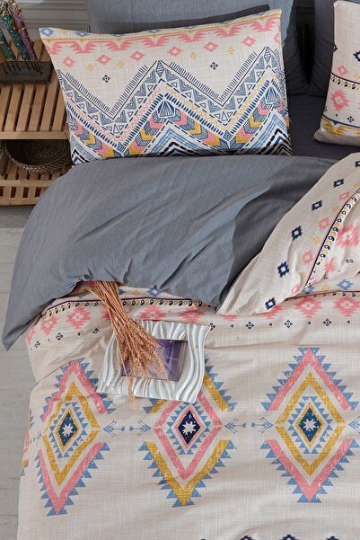 Lorien Sahara, Patterned Single, Elastic Sheet, Double Sided Duvet Cover Set