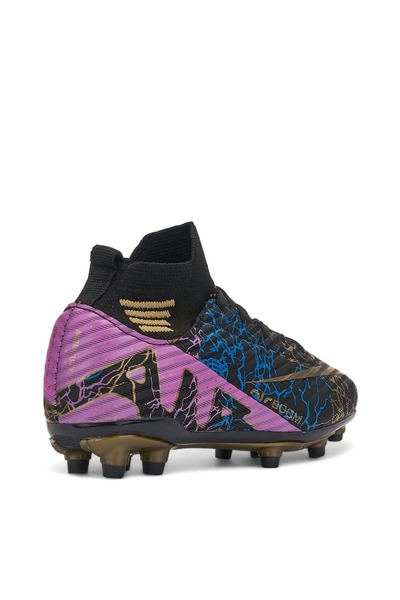 Tuğba Ortopedi La Liga Men's 565 Ankle Socks Football Boots Black Gold Football 565