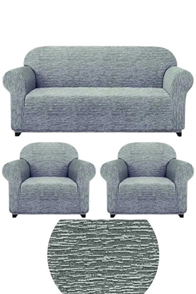 HANİDAN Husă pentru scaun elastic Jacquard - Husă pentru canapea extensibilă anti-alunecare 311 set 1 bucată