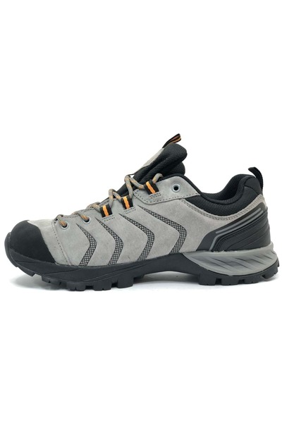 GAMELU Solo Watherproof Waterproof Rubber Sole Outdoor Leather Men's Sports Shoes Gray