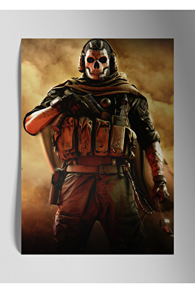 DekorHane Call of Duty: Ghosts - Pictură poster metalic