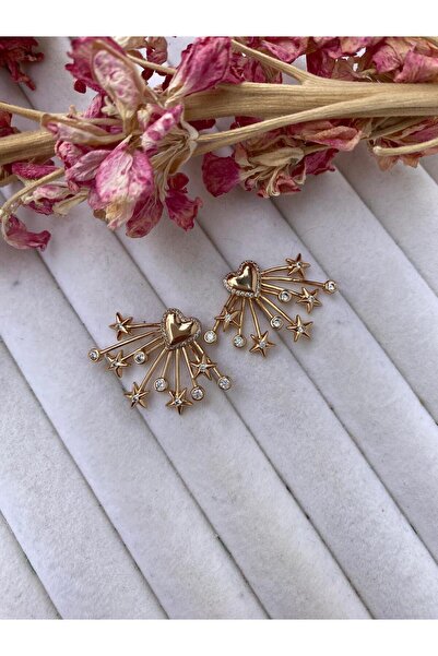 stainless steell Mia Takı Çelik Starz Küpe