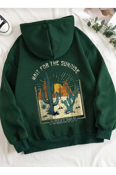 KOZİA OUTDOORS Oversize Unisex Sweatshirt with Hood