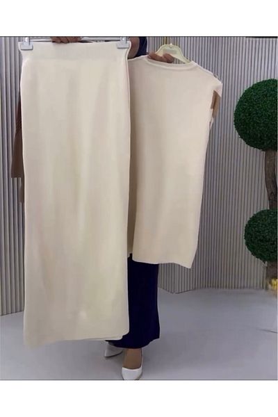 MODA Σέτ Τουνίκ Πλεκτής Φούστας