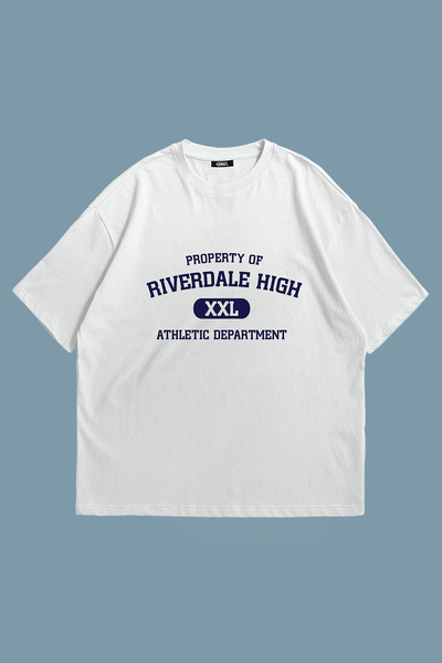 Grove Fashion Riverdale High Printed Unisex Oversize T-Shirt