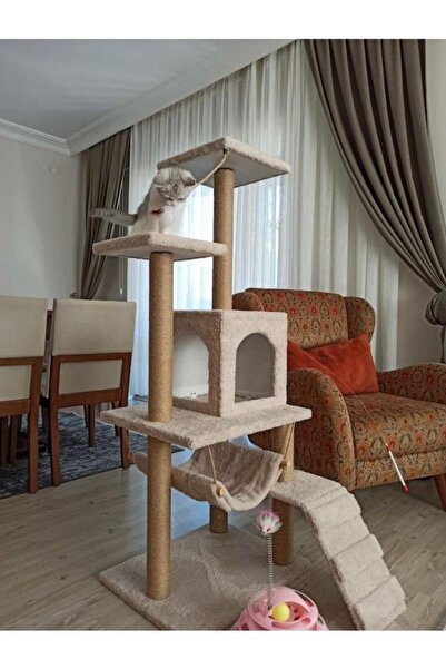 pethomealpi Kedi Tırmalama Evi Ve Oyun Platformu %100 Garanti