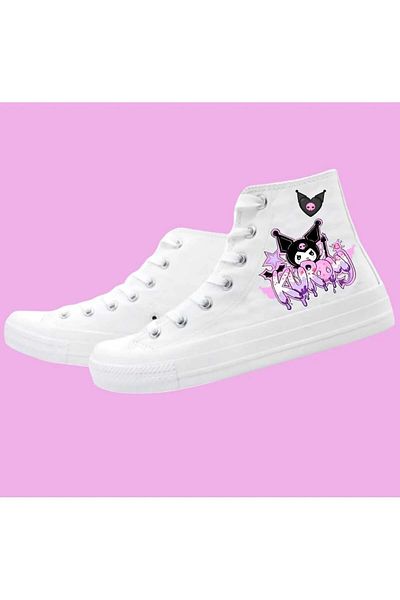 archiepet pantofi pantofi pentru fete cu design special, mov minuscule, imprimați cu chroominic
