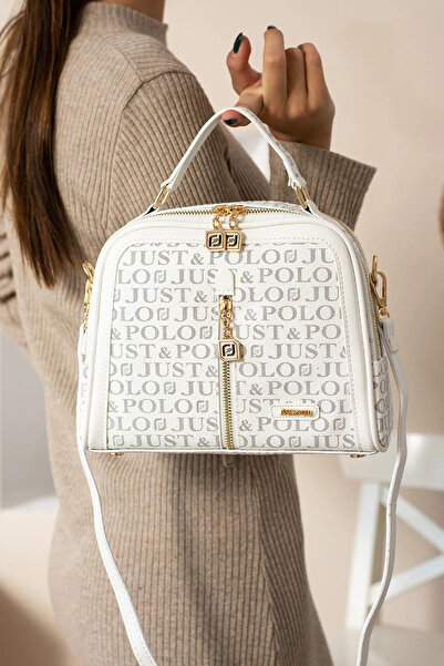 Just Polo Women's Adjustable Strap Hand and Shoulder Bag