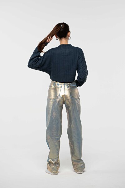 Marka Varaklı Kot Pantolon