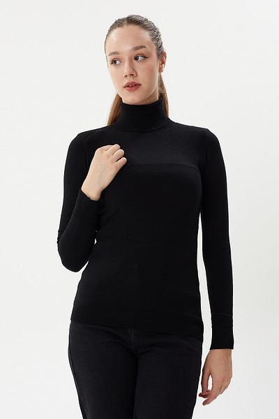 Twister Jeans Soft Textured Twister Jeans Turtleneck Sweater - Bt 2279