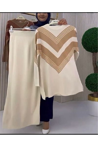 MODA Σέτ Τουνίκ Πλεκτής Φούστας