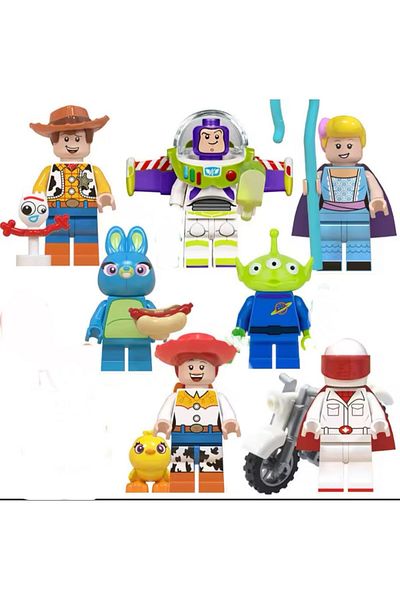 marimari مجموعة من 7 مكعبات بناء متوافقة مع Toysstory