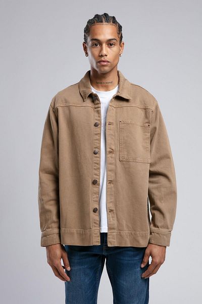 Lee Cooper Мъжко дънково яке Veron с един джоб, 100% памук, стандартна кройка - 251 LCM 231003 6103