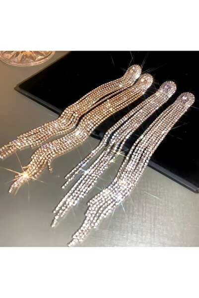 DESİGNEDBYD Uzun Sallantılı Küpe Long Dangling  Earrings