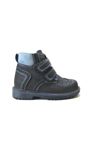 Onlo Ayakkabı Onlo Shoes OB.230 Γνήσιο δέρμα Navy Blue Orthopedic Velcro για αγόρια