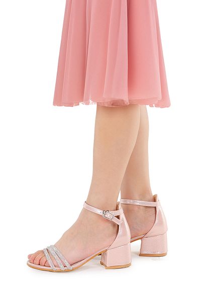 KARAMAZI Karamazı Kids Nobe Daily Girl Sandale cu toc de 4 cm Pantofi