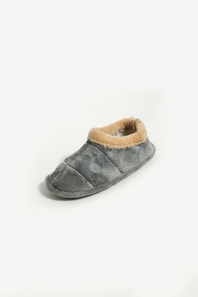 UCC Unisex Γκρι Παντόφλες Home Boots Home Παπούτσια Χοντρή ελαφριά άνετη σόλα