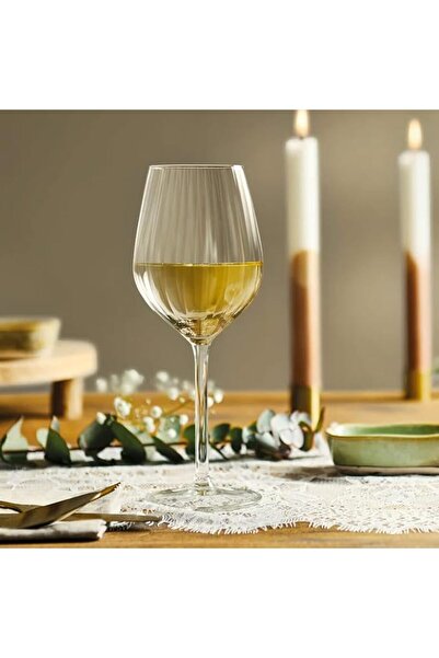 Royal Leerdam طقم كؤوس نبيذ أبيض من بليس، 4 قطع، سعة 380 مل