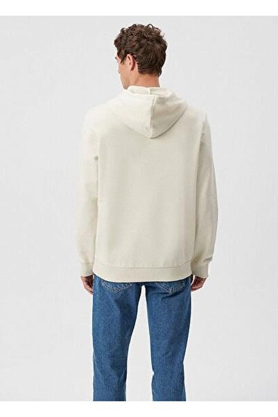 Mavi Logo Kapüşonlu Kum Beji Sweatshirt 065606-70134