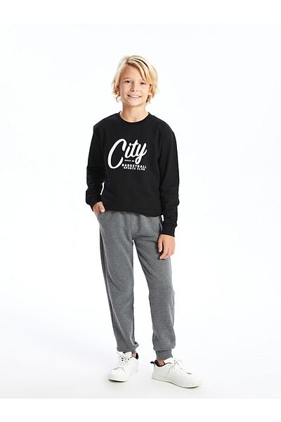 LC Waikiki Lcw Thick Boy's Jogger Sweatpants with Elastic Waist