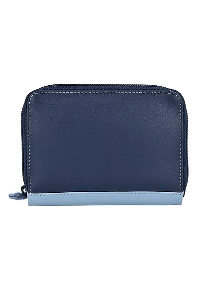 Mywalit Husa pentru carduri de credit cu fermoar din piele 10 cm