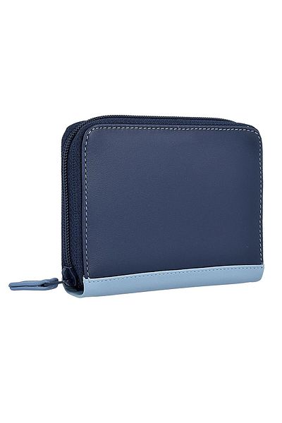 Mywalit Husa pentru carduri de credit cu fermoar din piele 10 cm