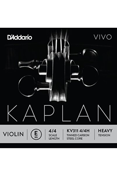 Daddario KV313 KEMAN TEK TEL, KAPLAN VIVO, МАСКА 4/4, D-(R KAPLAN VIVO ЦИГУЛК...