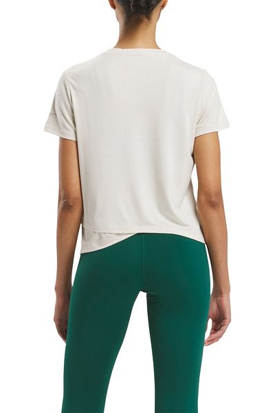 Reebok ACTIV COLL RBK-CHILL+DREA Bej Kadın Kısa Kol T-Shirt