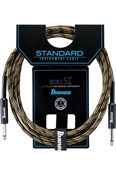 IBANEZ SI10-CGR Woven Cable Gitar Kablosu 3 mt.
