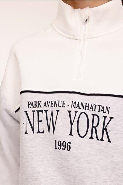 Kinetix WL ALANIS 16BT139 4PR GRI Kadın Sweatshirt