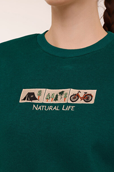 Kinetix WL HOLLY 16BT102 4PR Yeşil Kadın Sweatshirt