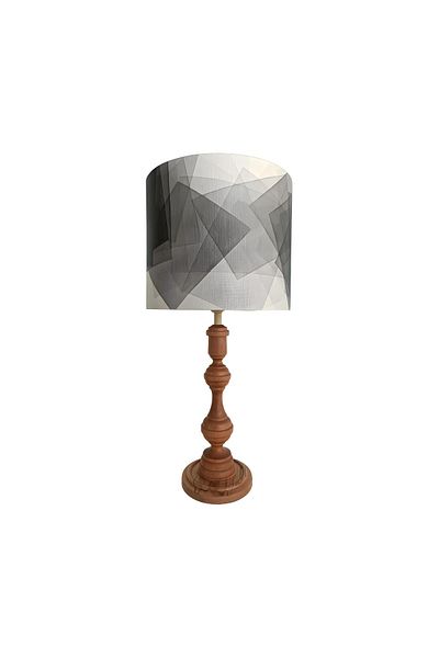 Bahar Aydınlatma Stella Brown Wooden Lampshade - Stylish and Comfortable