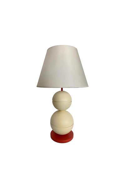 Bahar Aydınlatma Cream Colored Wooden Lampshade - Halbert