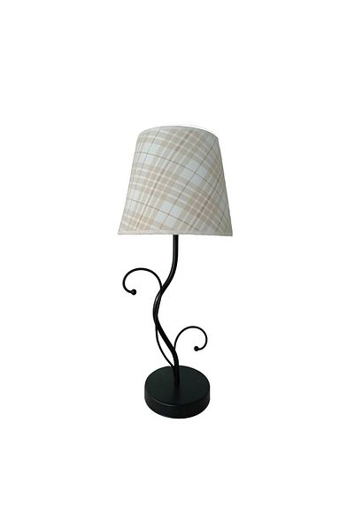 Bahar Aydınlatma Dark Brown Silver Metal Lampshade - With Double Pattern and Hat