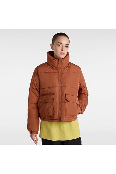 Vans Дамско кафяво пухено палто Mte Aubrey Primaloft
