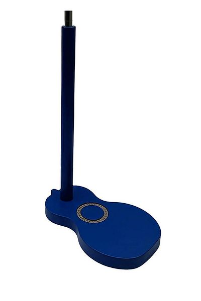 Bahar Aydınlatma Navy Blue Wooden Lampshade Guitar Design
