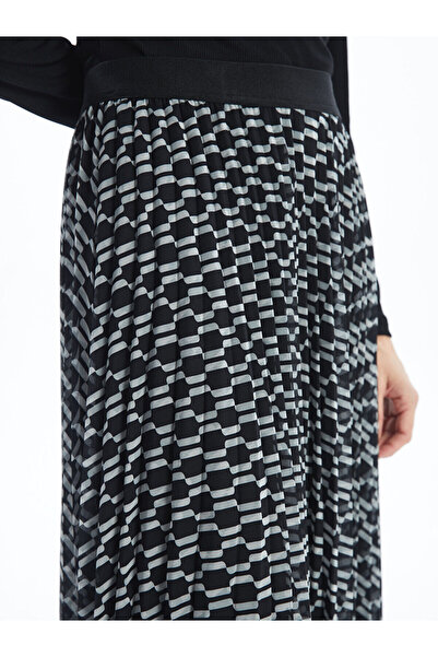 LC Waikiki Lw - Patterned Women's Skirt with Elastic Waist