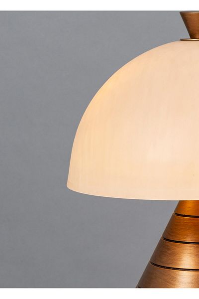 Bahar Aydınlatma Polyester Bevel Conical Lampshade - Antique Design