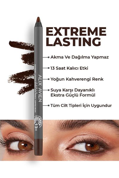 alix avien paris EXTREME LASTING EFFECT EYE PENCIL COFFE BEAN