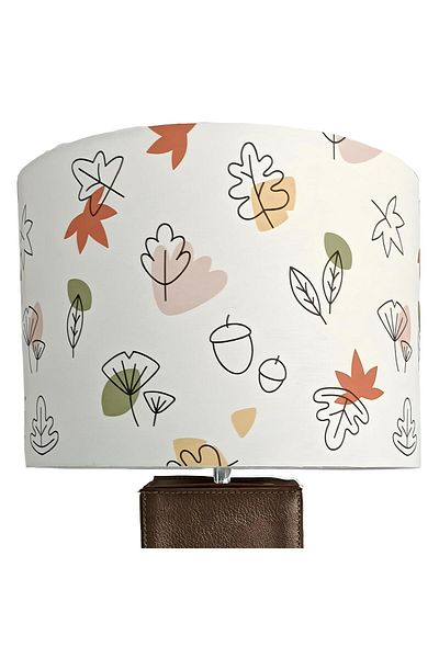 Bahar Aydınlatma Boris Brown Colored Wooden Lampshade