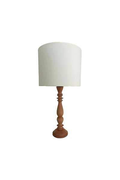 Bahar Aydınlatma Riley Brown Wooden Lampshade - Stylish and Useful
