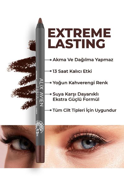 alix avien paris EXTREME LASTING EFFECT EYE PENCIL UMBER