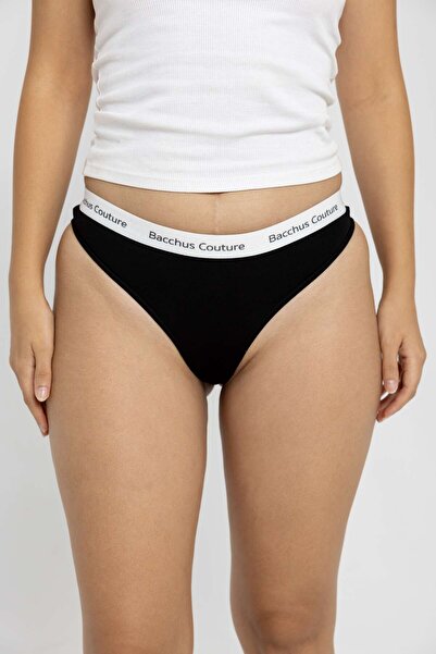 bacchus Couture Yumuşak Ve Nefes Alabilir Pamuklu Kadın String Tanga Basic - Rahat Iç Giyim