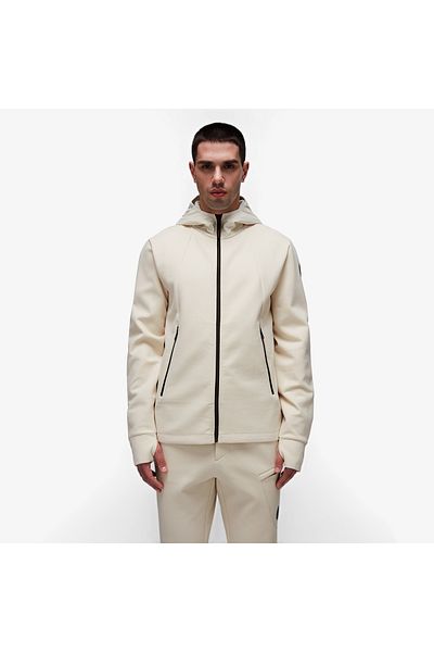 Napapijri سويت شيرت أبيض للرجال من Lys Full-zip